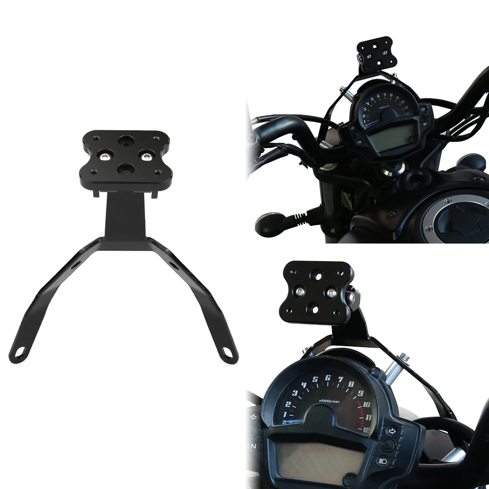 NEW Motorcycle GPS Navigation Bracket Fit For Kawasaki VULCAN S VULCAN 650 S 2015-2023 Front Bar Phone GPS Holder Mount Stand