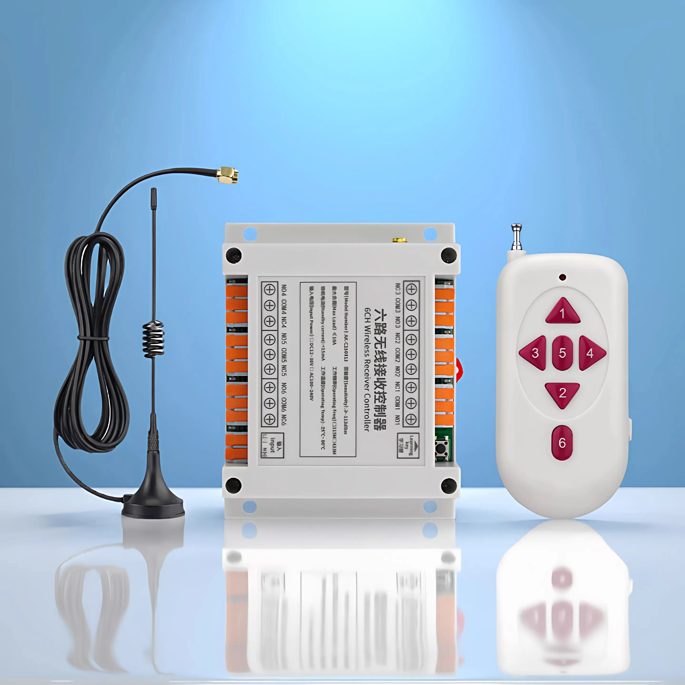 AC110V  220V  1 CH  RF Wireless Remote Control   Receiver   transmitter  Industrial agricultural power on and off 433.92 mhz