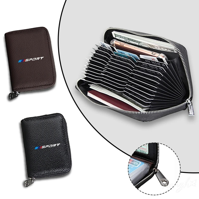 

Car Pattern Money Clip Credit Card Bag Wallet Key Bag For BMW 1 3 5 Series G30 G20 F30 F10 E60 X1 X3 E70 F15 F48 Accessories