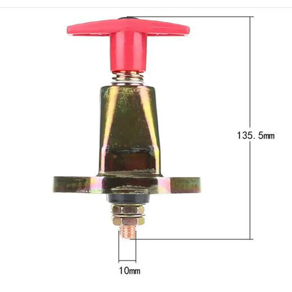 Iron Material Car Power Main Switch Large Size Battery Cut Off Valve for Engineering Machine Use
