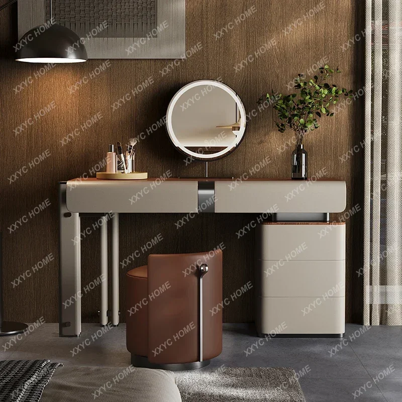 

DD minimalist dresser bedroom simple modern walnut solid wood makeup table