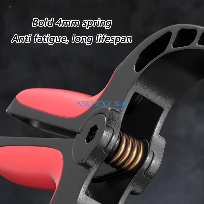 L8RC Strong A Plastic Clamp with Not Slip Grip Simple Operate for Woodworking