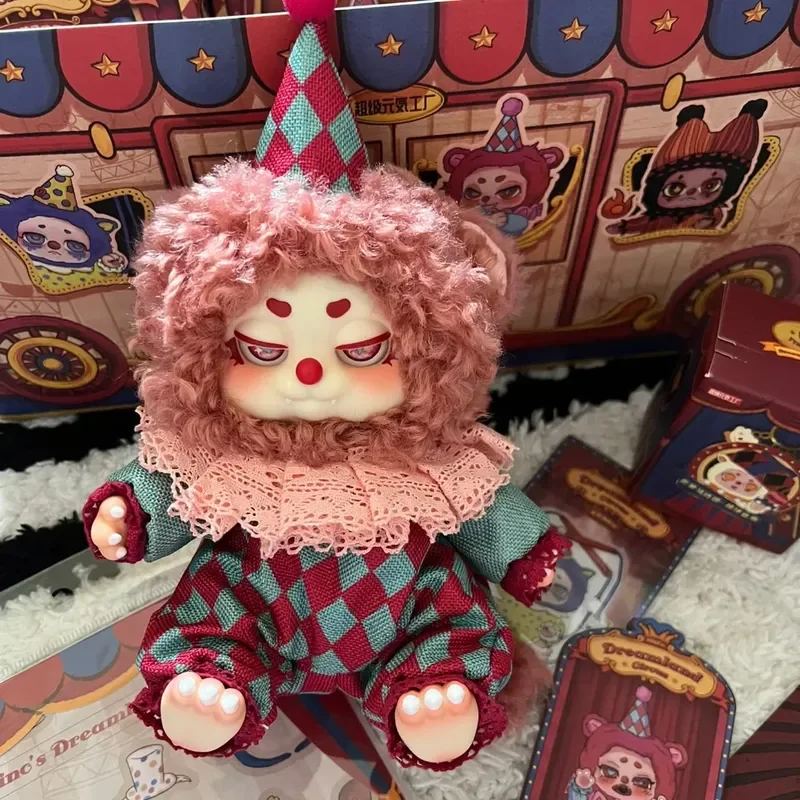 Blind Box TimeShare Cino Dreamland Circus Plush Mystery Box Toys Lovely Action Anime Figure Kawaii Model Designer Doll Gifts Toy