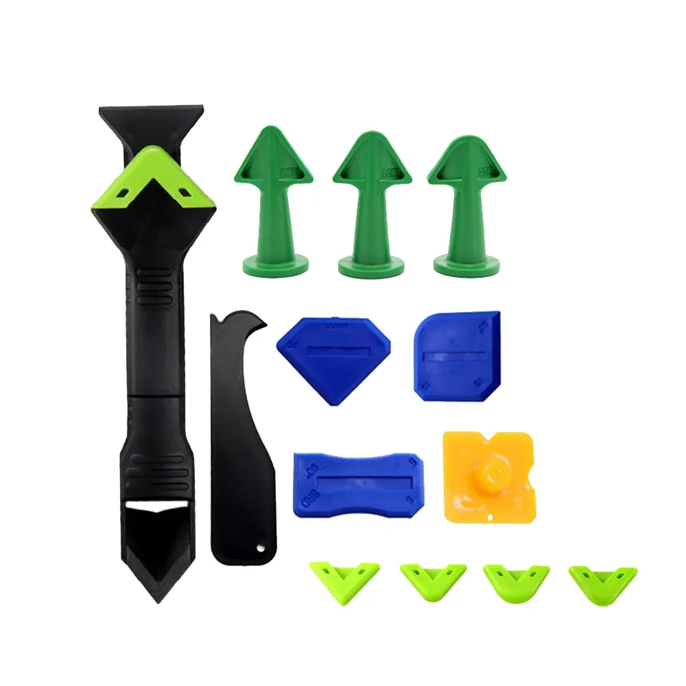 

5 In 1 Silicone Remover Sealant Smooth Scraper Caulk Finisher Grout Kit Tools Floor Mould Removal Hand Tools Set Accessories