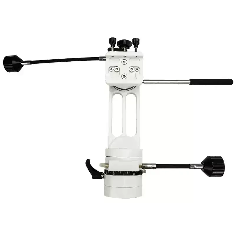 Biaxial Worm Gear Mount, 360° Dial Telescope Support Stand