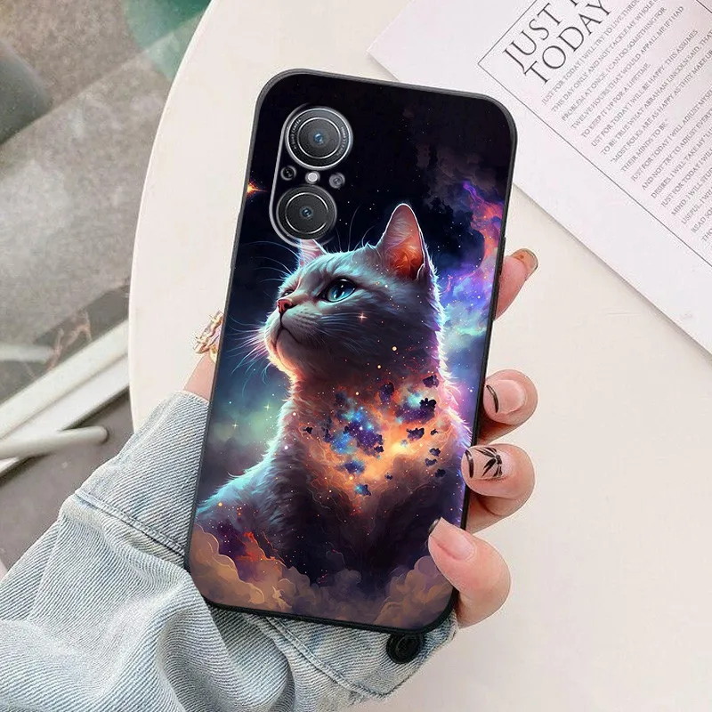 Para huawei nova 9 se caso JLN-LX1 colorido pintado capa de telefone de silicone fosco para huaewi nova 9 pro nova9 se macio tpu funda