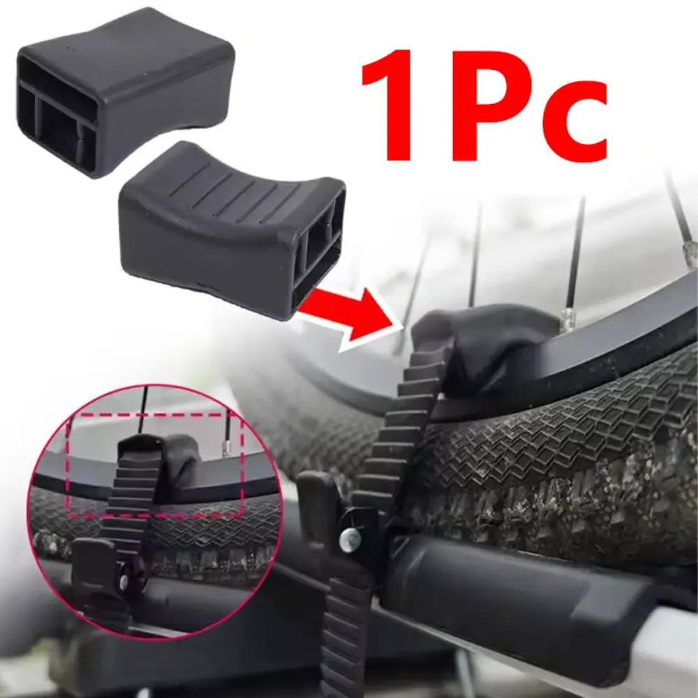 Soft Plastic Roof Rack Bike Wheel Adapter Straps with Cushion Wheel Rim Protector for Thule 599 598 591 568 564 561 532
