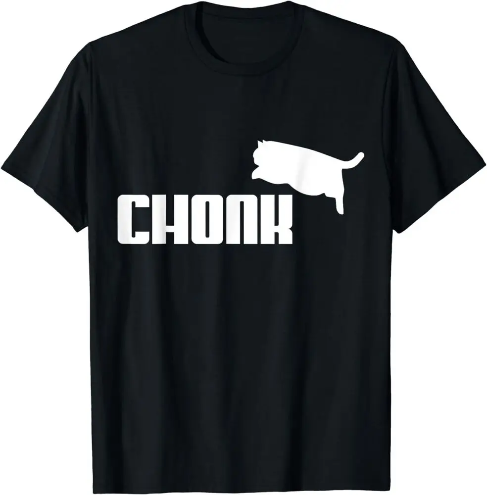 Chonk Cat Meme Funny T-Shirt Anime Graphic T-shirts Y2K Tops Unisex Summer Short Sleeve