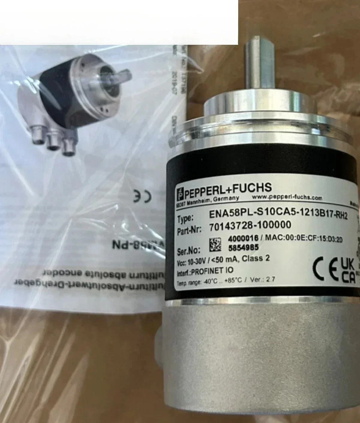 Encoder ENA58PL-S10CA5-1213B17-RH2 German P+F brand new genuine stock EVM