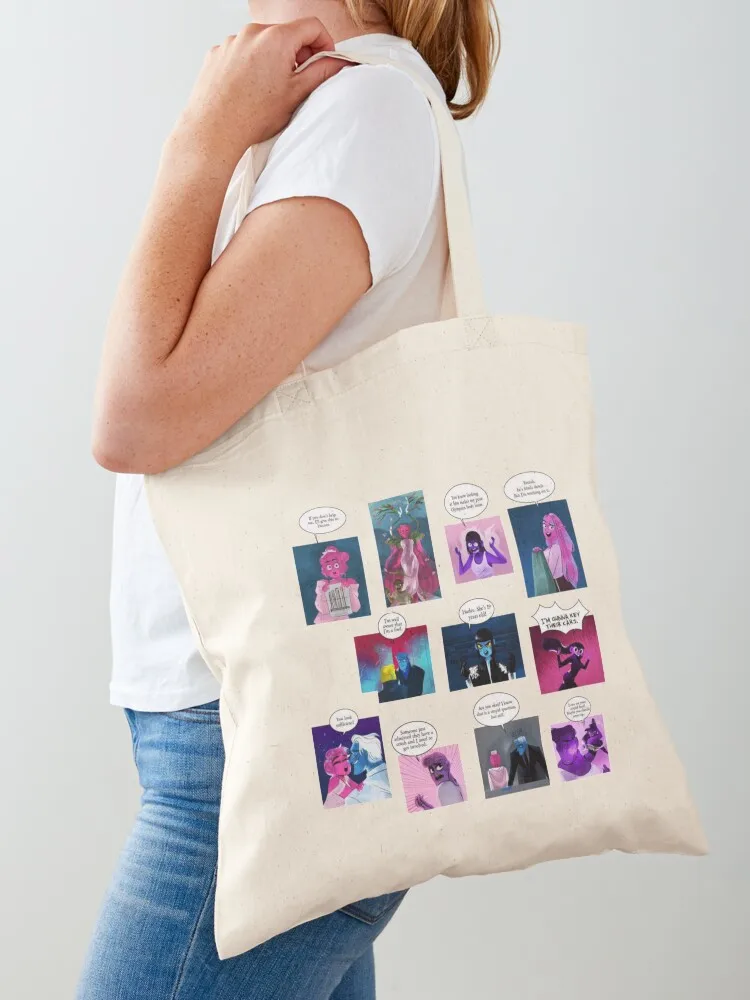 

Lore Olympus Memorable Moments Webtoon Art Sticker/Magnet Value Pack #2 Tote Bag tote bag men large tote bag