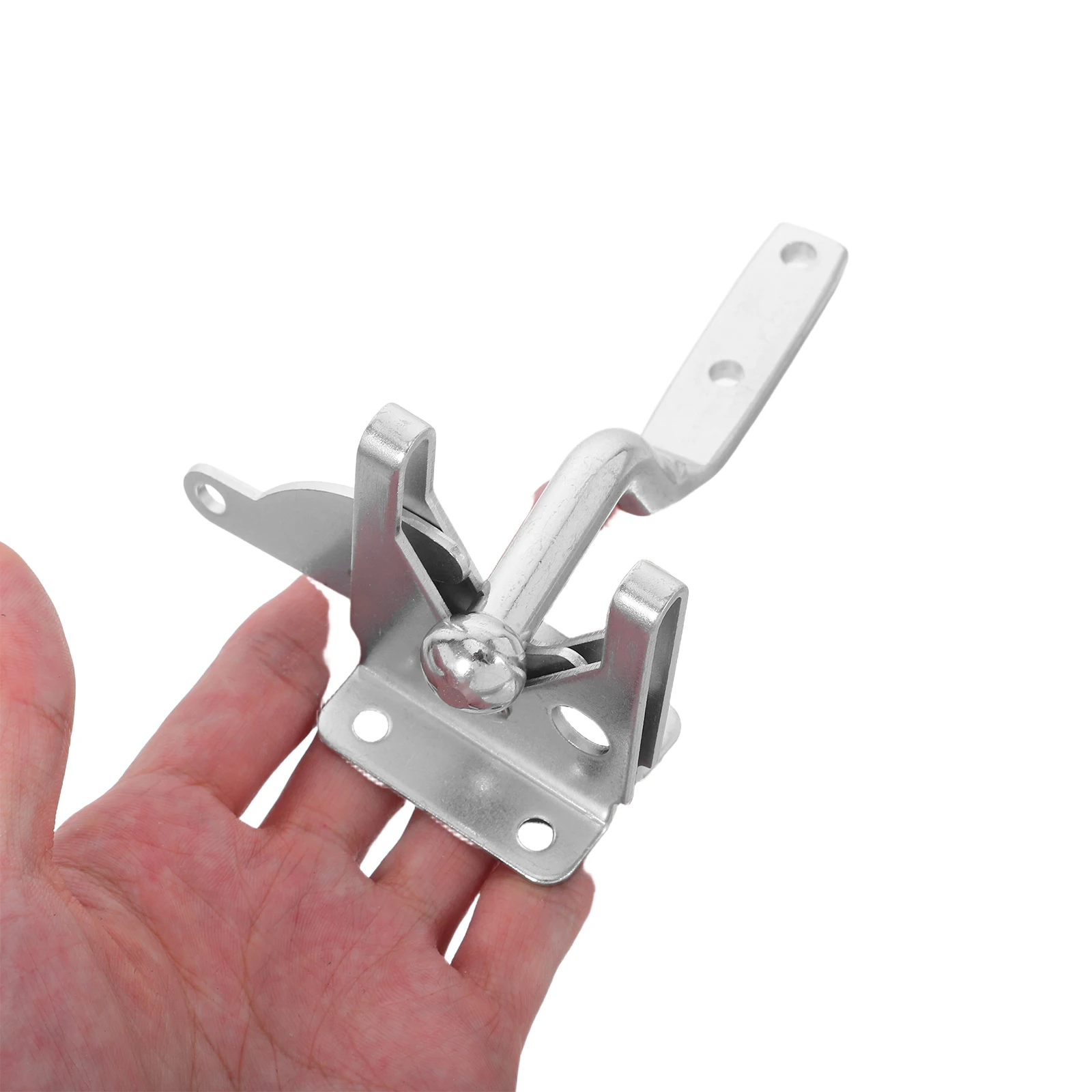 

Fence Lock Latch Heavy Duty Metal Garden Hardware for Gate Spring Mechanism Durable Outdoor Yard Security