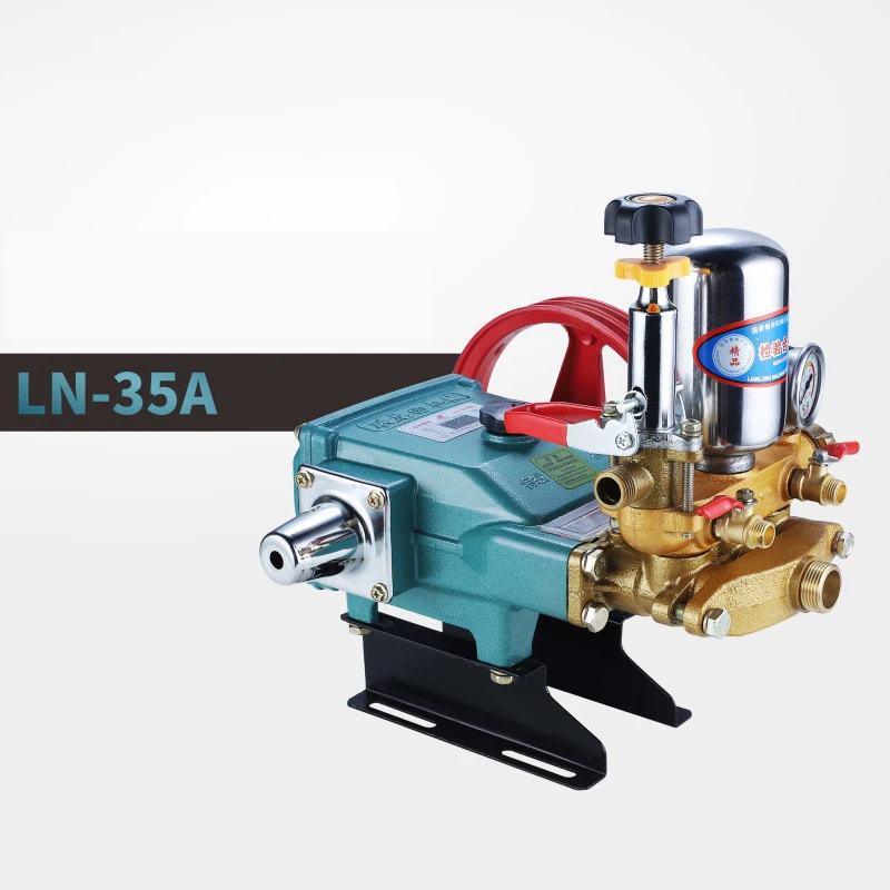 LN-35A High Pressure Three Cylinders Pump Plunger Pump For Pesticide Spraying Machine Automatic Pressure Relief