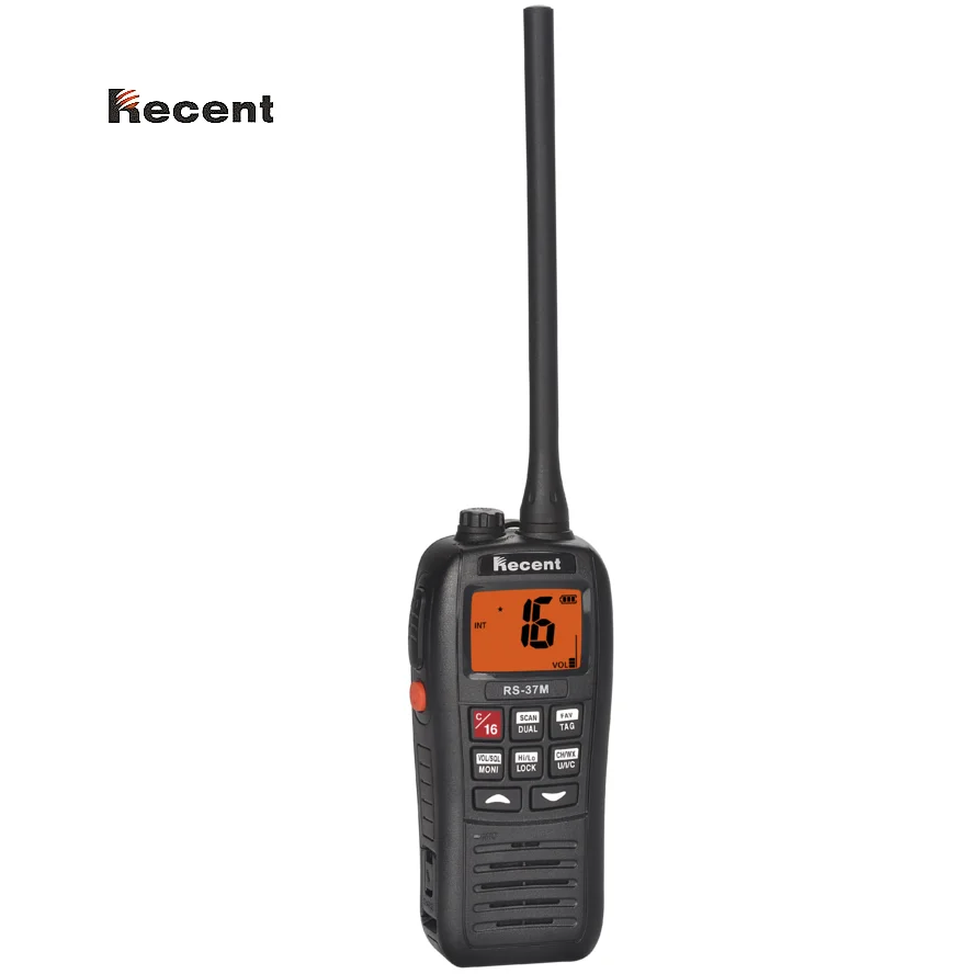 

Recent RS-37M Handheld Marine VH Radio IPX7 Waterproof USB Charging Walkie Talkie Rechargeable 5W Two Way Radio