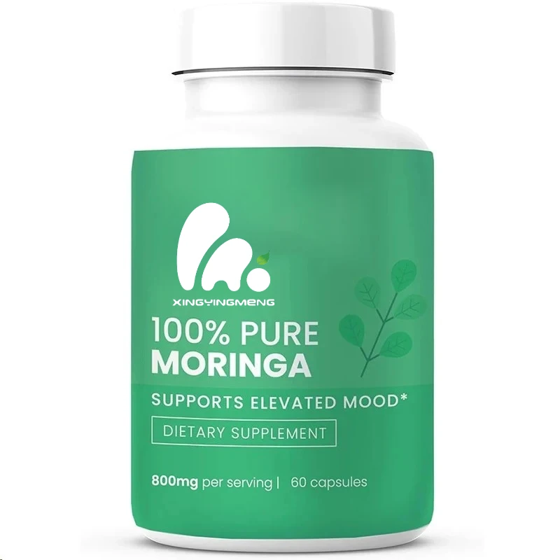 

Pure Moringa 800 миллиграмм - 60 капсул зеленой пищи - содержащий витамины, минералы и питательные вещества