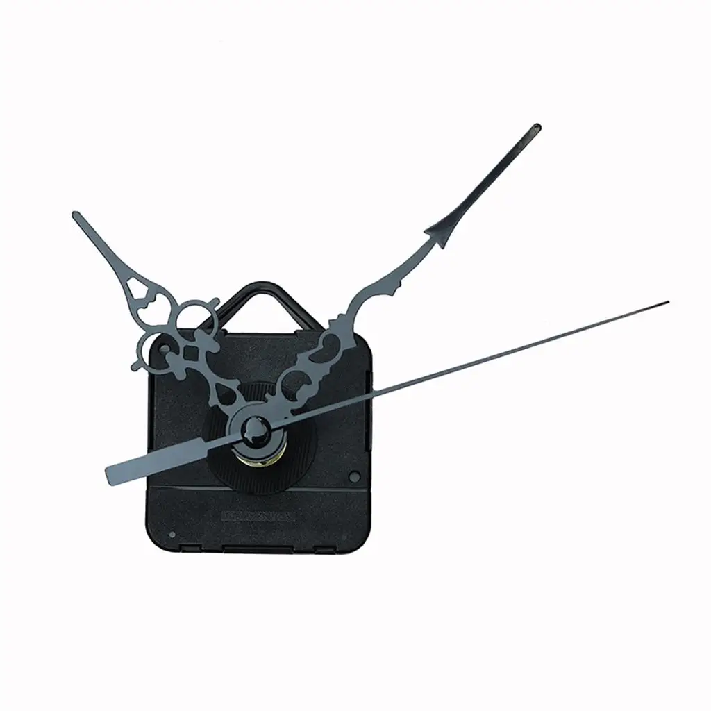 Metal Clock Movement Mechanism with Hands DIY Wall Clock Repair Accessory for Large Thick Clock Panel