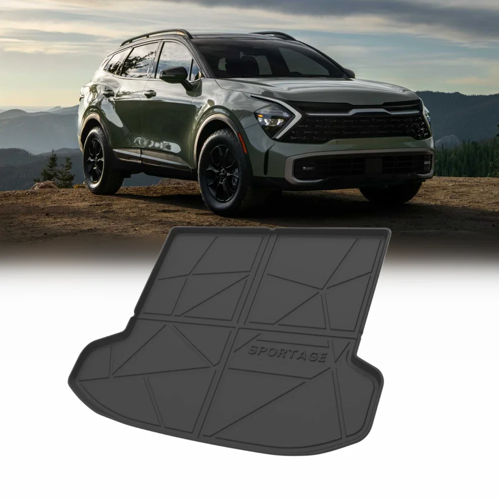 TPE Storage Box Pad Rear Trunk Mat For KIA Sportage 2023 Waterproof Protective Liner Trunk Tray Floor Mat