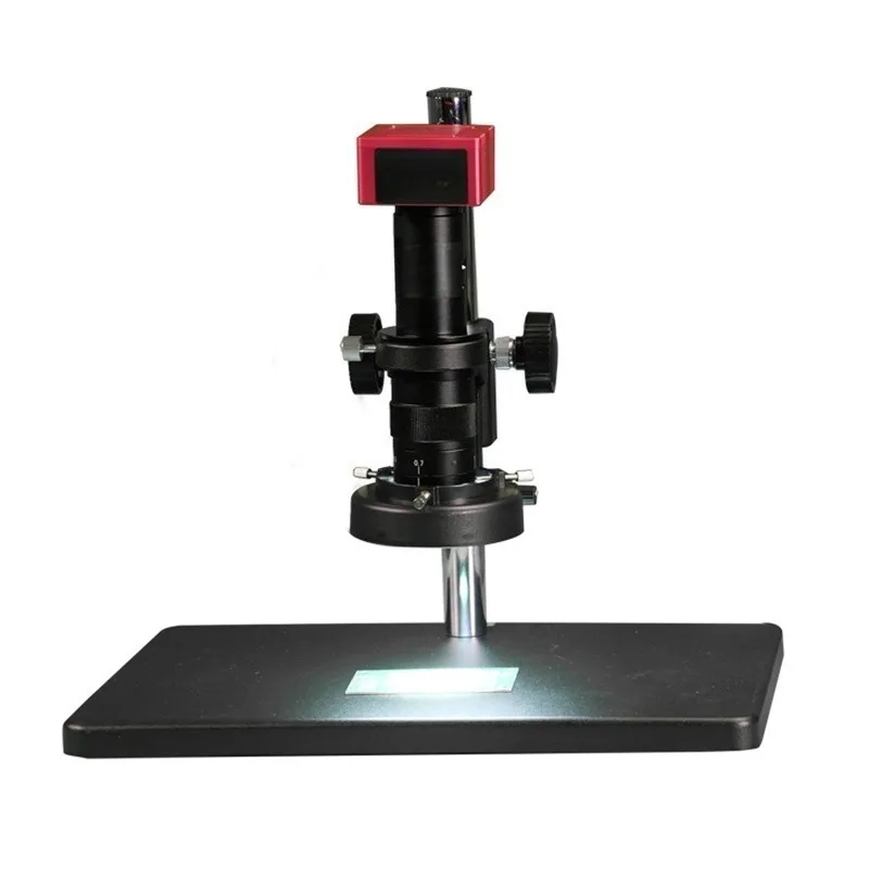 Stereo Video Microscope High Definition Optical Instrument Continuous Zoom HDMI Display Imaging System Industrial Inspection