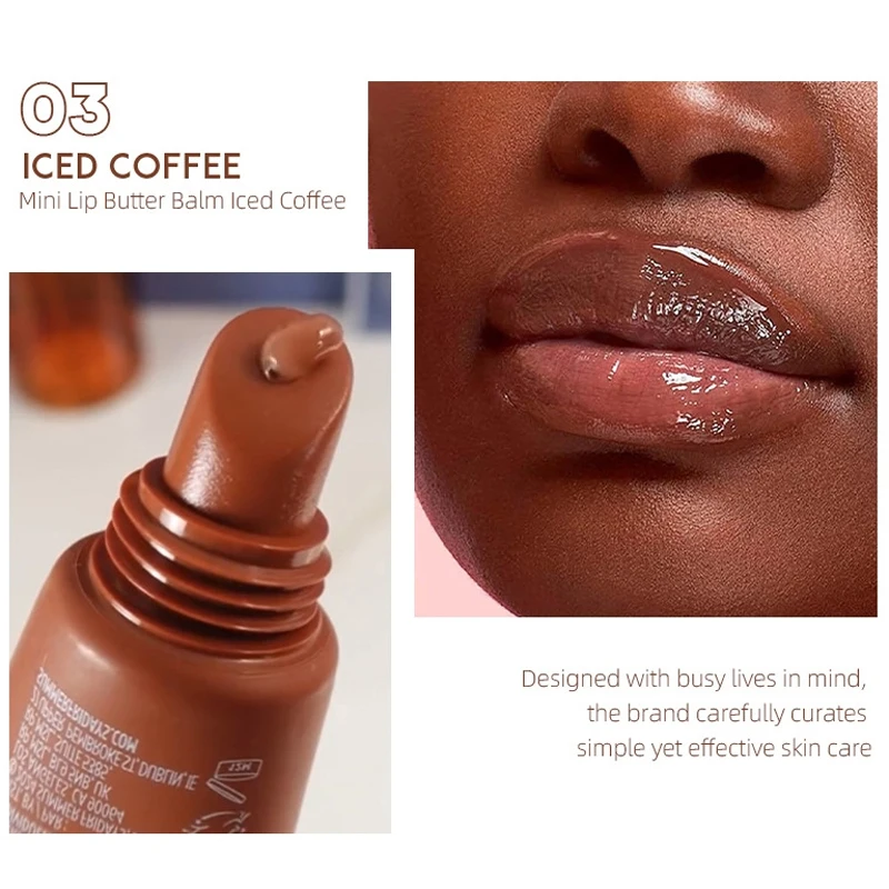 Butter Moisturizing Lip Balm Enhances Complexion Moisturizes Lip Glaze Four-piece Set Suitable All Skin Types Colorful Lip Gloss