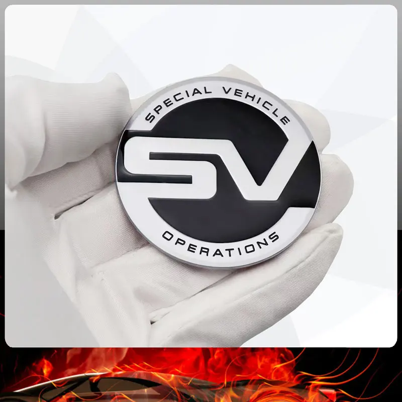 SV styling Emblem Auto Körper Aufkleber Auto Hinten Abzeichen B-säule Aufkleber Für Land Rover Range Rover Evoque Defender