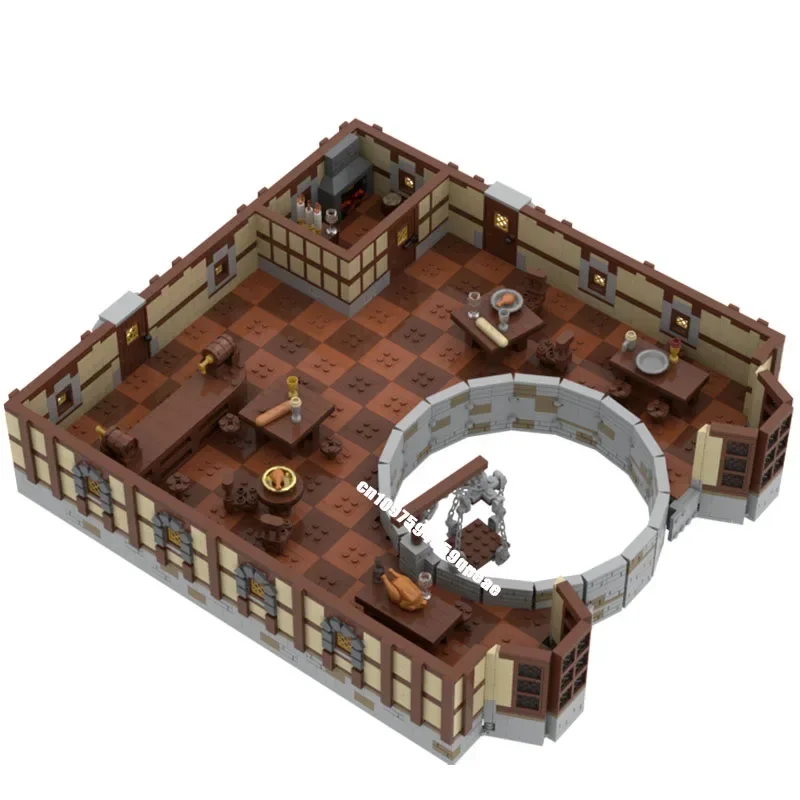 Nieuwe Beroemde Dungeons Game Series Yawning Portal Moc Street View Model Aangepaste puzzel Diy Creatieve Ideeën Kid Speelgoed Verjaardagscadeau