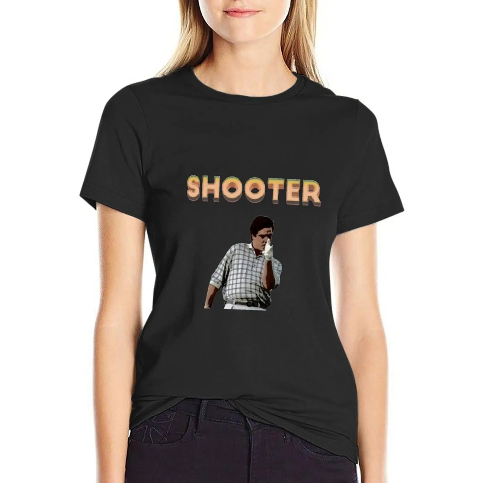 Shooter T-Shirt Short sleeve tee Aesthetic clothing summer clothes for Women