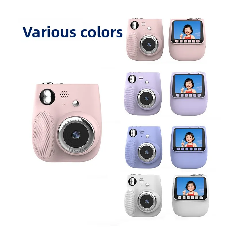 新しい子供用インスタントカメラ、カラー印刷子供用カメラ、知育玩具、ミニカメラ印刷