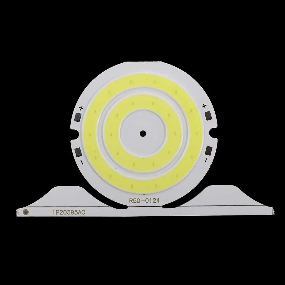 Diâmetro 2w quente/frio/vermelho/azul luz diy lâmpada anel duplo cob circular led placa de luz componentes iluminação cob iluminação chip