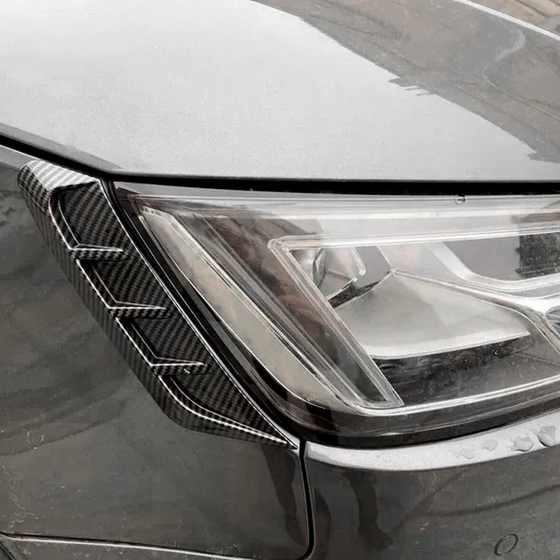 Multifunktionale Auto-Scheinwerfer-Augenbrauen-Aufkleber für vorne oder hinten, Zierleisten-Abdeckung, Paar Scheinwerfer-Augenbrauen-Dekorationsaufkleber – Detail 10