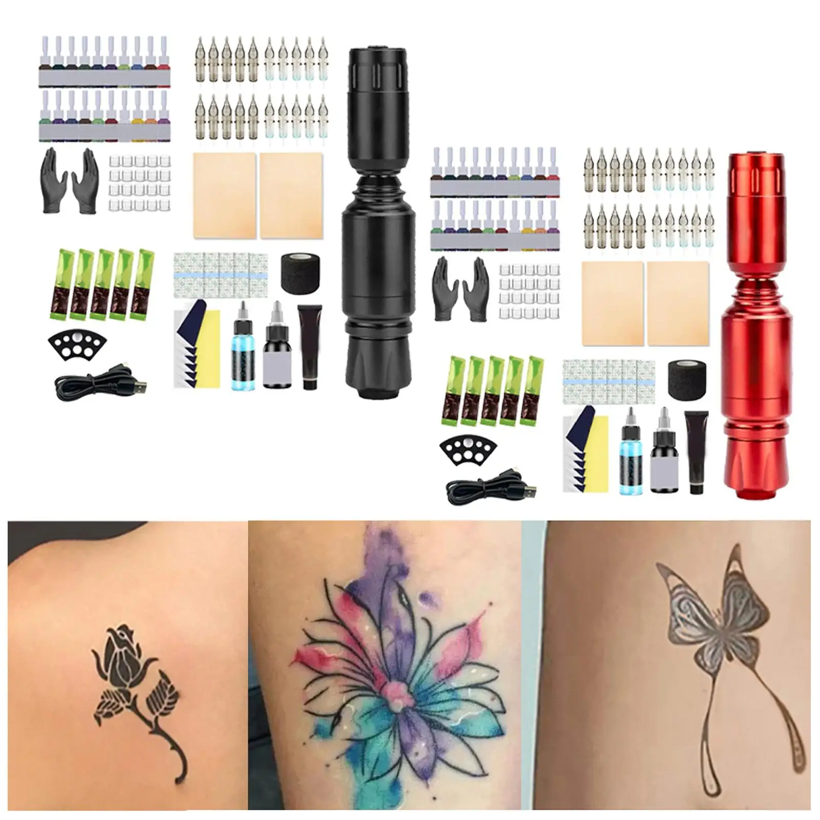 Tattoo Kits 5 Gear Adjustable Lightweight Portable Cordless Tattoo Pen