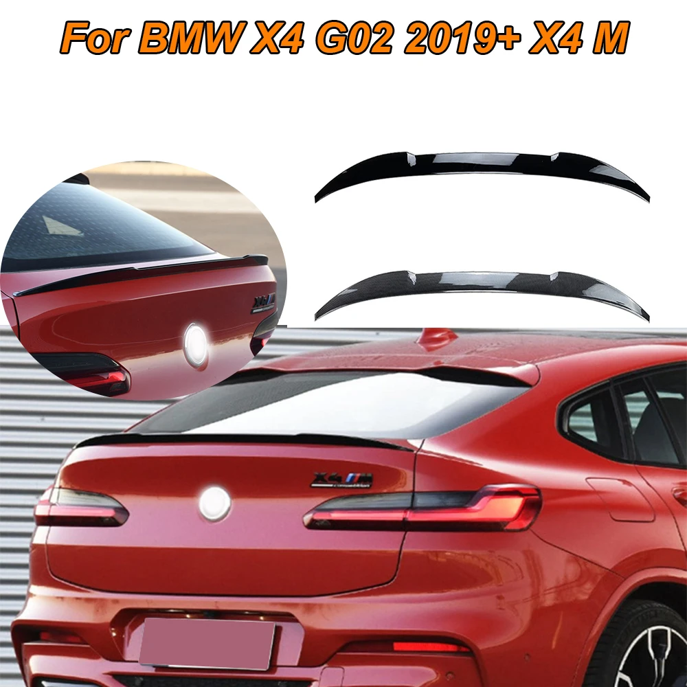 

Автомобильные аксессуары для BMW X4 G02 2018-2023 X4 M, задние крылья, фиксированные верхние крылья, спойлер, модификация автомобиля снаружи