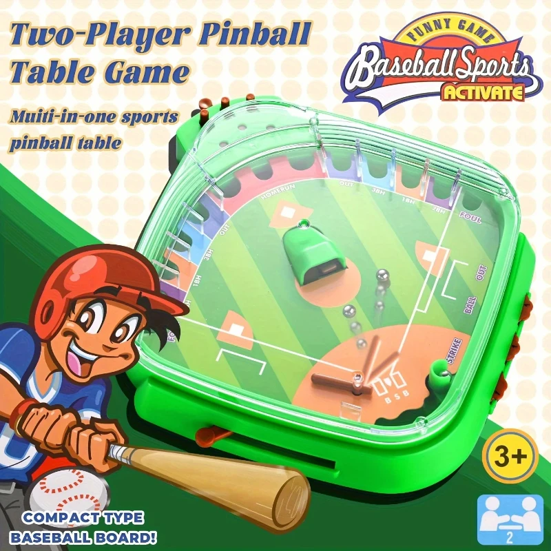 

Baseball League Tabletop Game 2-Player Exciting Desktop Baseball Competition Perfect for Parties Birthdays * Graduation Gifts