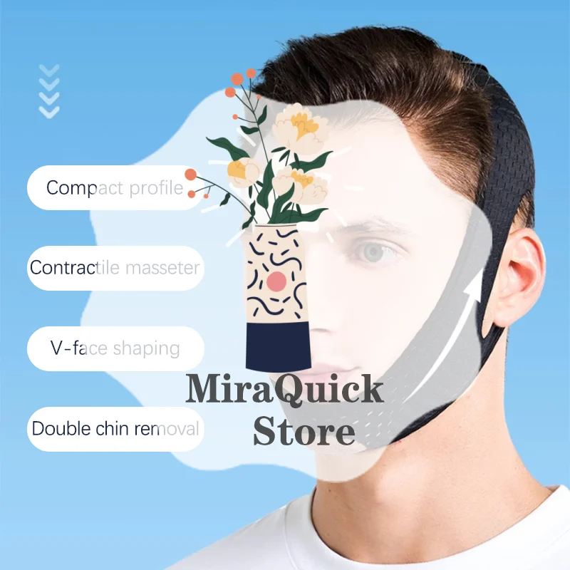 V Face Shaper Lift Massager Anti Wrinkle Red Soins De Double Chin Bandage Thin Face Care Beauty Health Slimming For Man