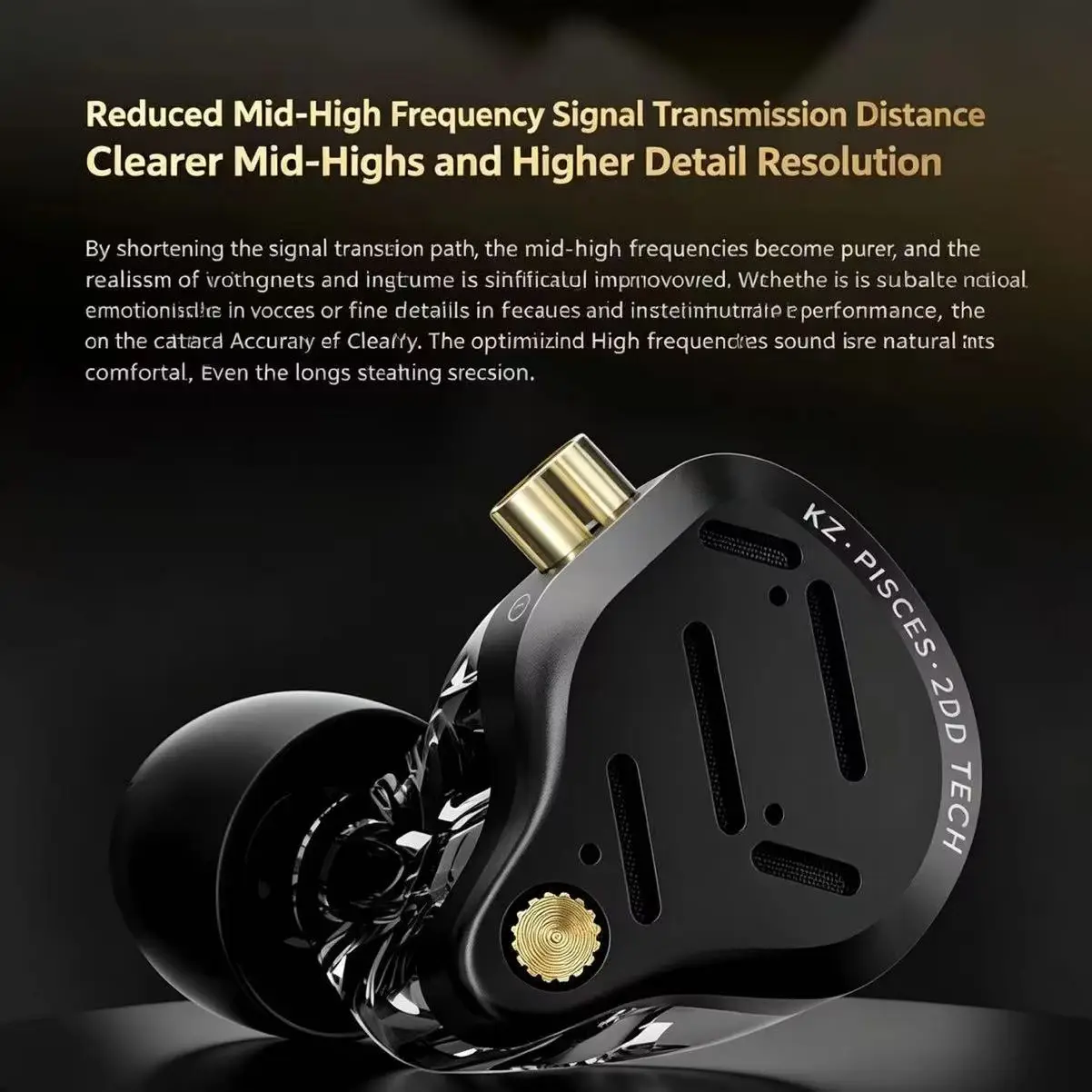 KZ Pisces Pisces optimizes dual unit dynamic coil to establish HiFi sound quality benchmark headphones