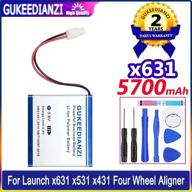 

Fast Charging 5700Mah For Launch X631 X531 X431 Four Wheel Aligner - Alignment System Battery