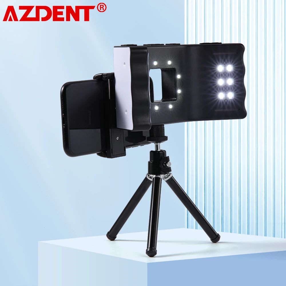 AZDENT Dental Oral Photography LED Lamp 2023 New In Dentist Oral Light With Bracket Equipment Dentistry