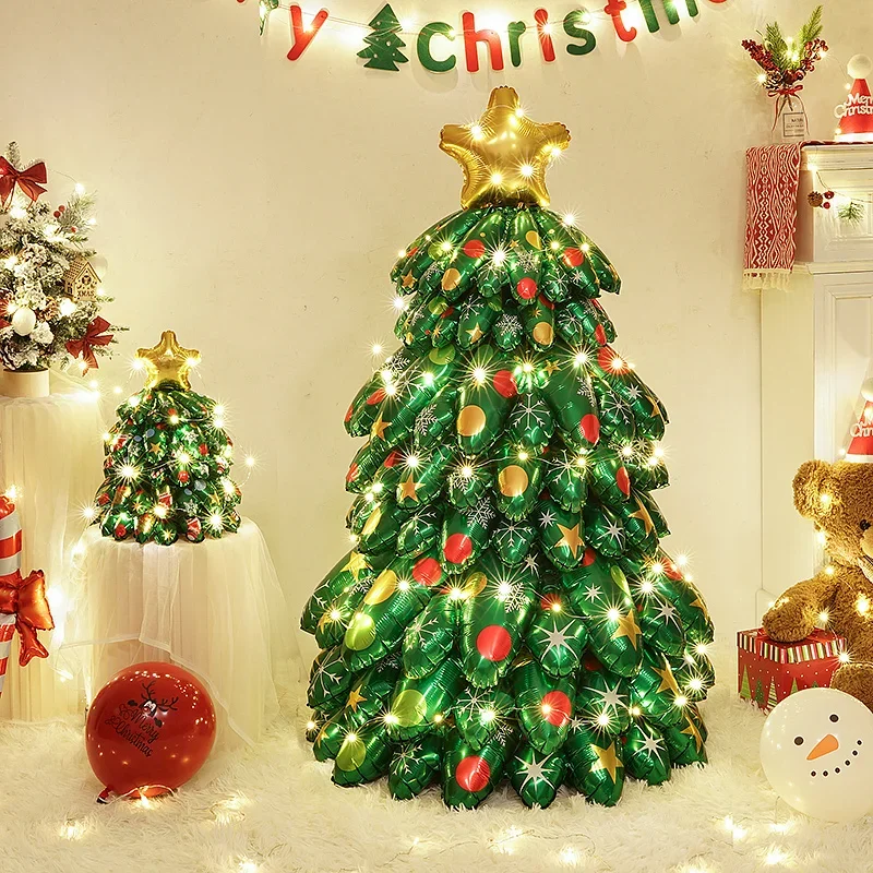 Christmas New Three-dimensional Christmas Tree Balloon Kindergarten Living Room Decoration Atmosphere Scene Layout