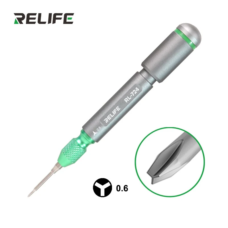 RELIFE RL-724A High Precision Mobile Phone Repair Torque Screwdriver Set Anti Slip Strong Magnetic Adsorption For Disassembly