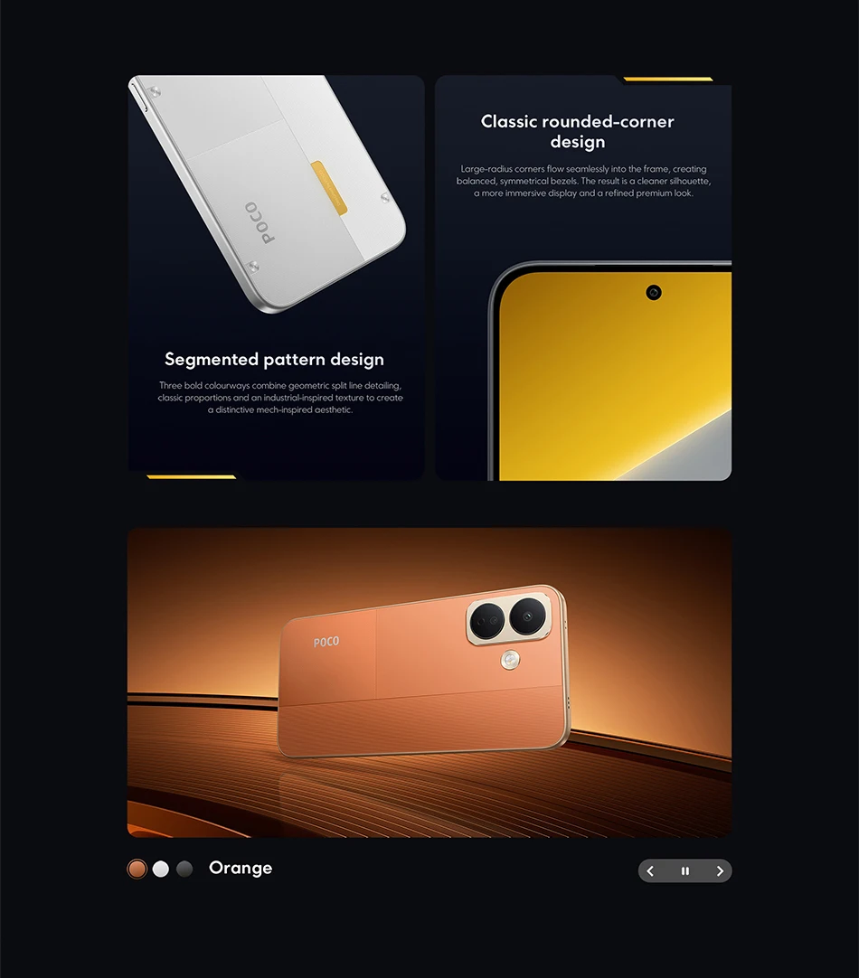 Global Version POCO X8 Snapdragon® 6s Gen 4 Smartphone NFC 50MP main camera 8340mAh 6.83" AMOLED display 67W HyperCharge