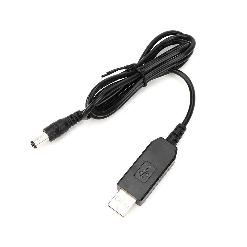 USB DC Voltage Step Up Converter Cable 5V To 9V 12V 5.5x2.1mm Power Adapter For Router Modem CCTV Camera LED Strip Fan Speaker