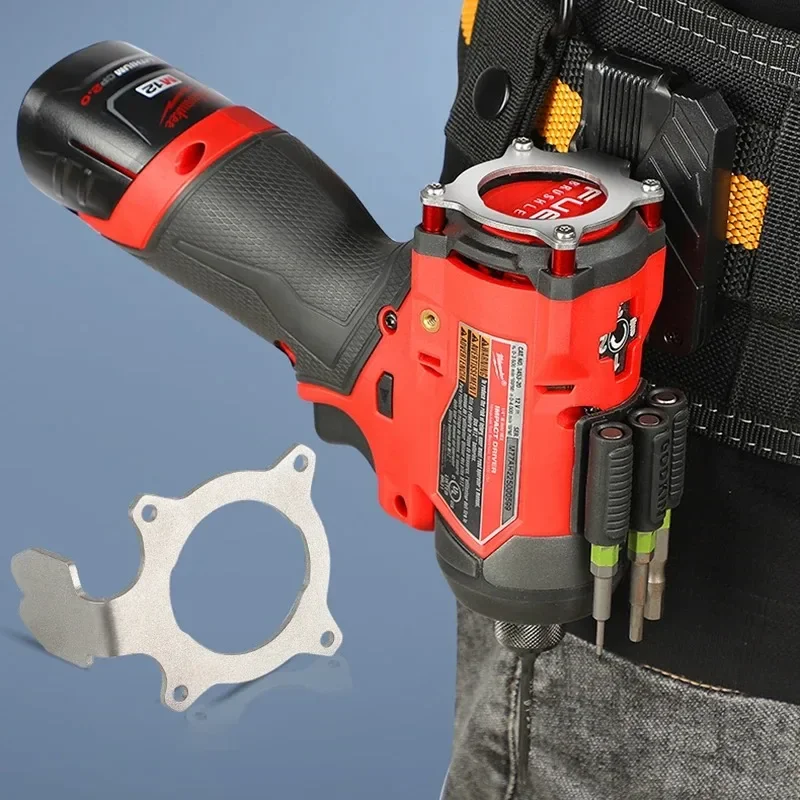 Imagem -03 - Broca Elétrica Portátil Rápido Pendurado Gancho Cintura Profissional Ferramenta Organizador Ganchos Ferramentas Acessórios de Armazenamento Peças de Metal