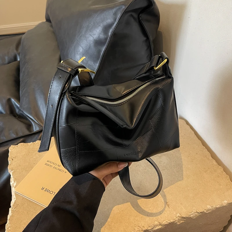 

PU Women's Backpack 2024 New Soft Leather Large Capacity Tote Bag Crossbody Bag High Quality Commuter Shopping Holiday