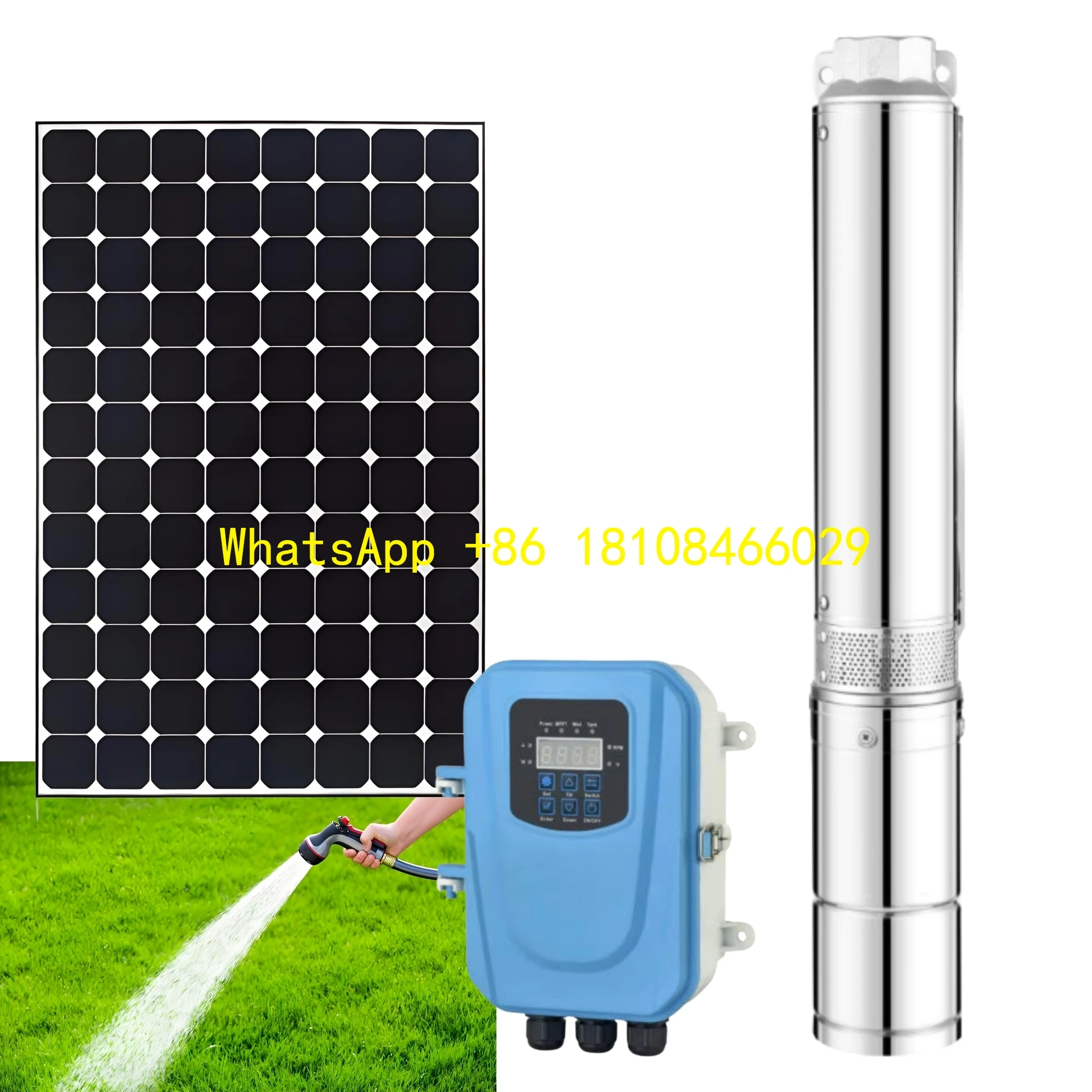 

Mini Dc 3 22kw Submersible Pump 220v 60hz Solar Power Water Pump with Plastic Impeller for Irrigation & Agricultural Use