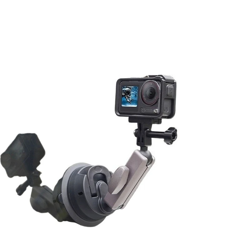 Action camera, car suction cup holder, fixed shooting holder