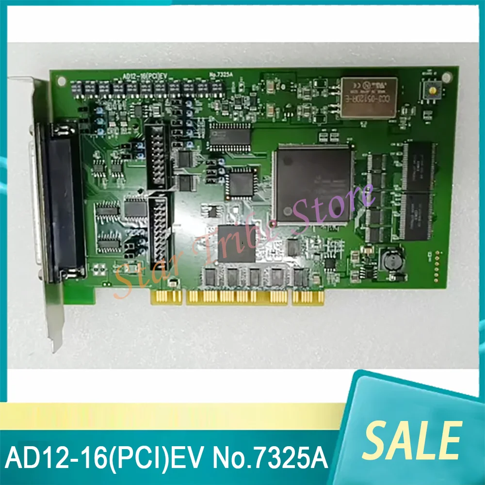 Computer Data Acquisition Card AD12-16(PCI)EV No.7325A Works Perfectly