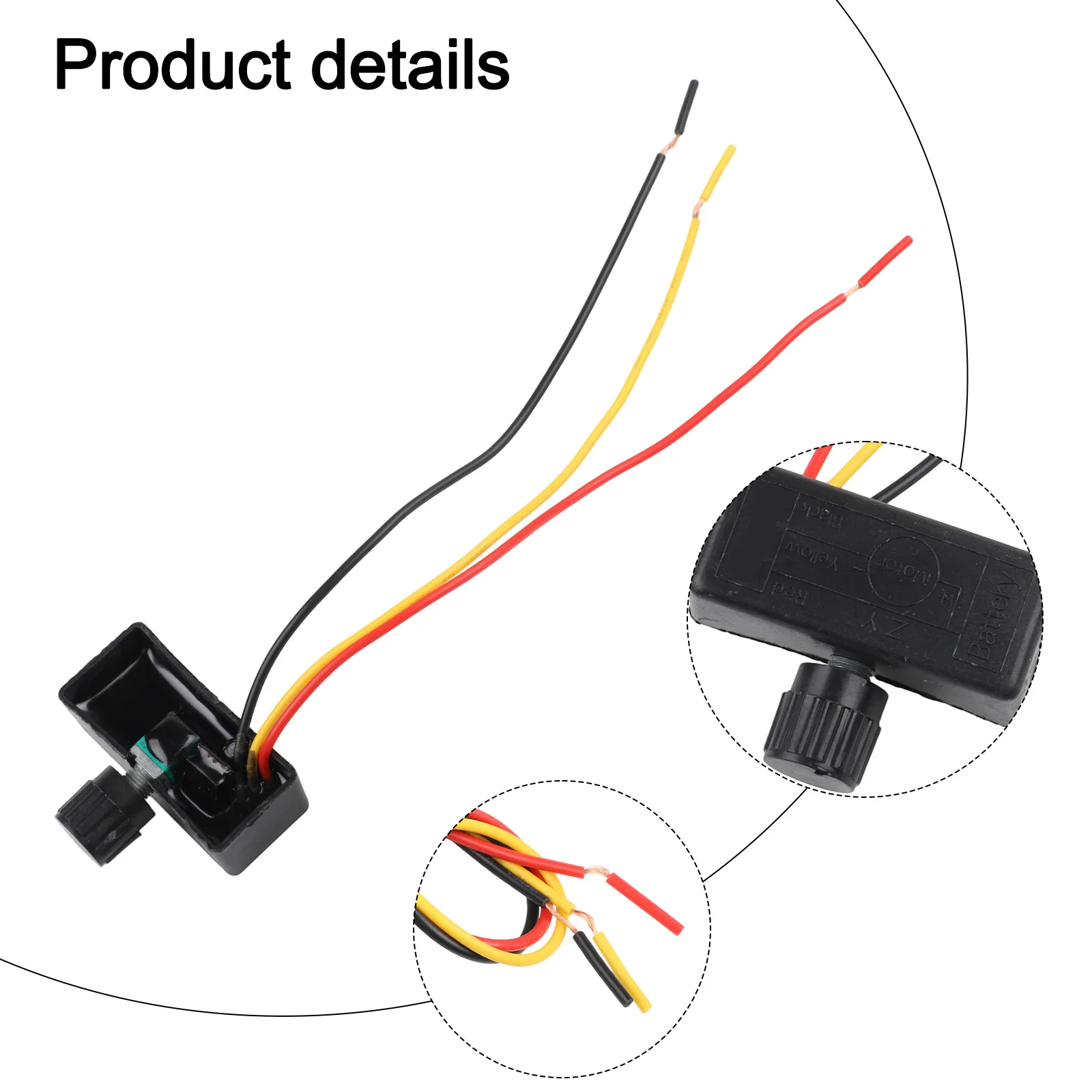 Agricultural Water Pump Accessories Electric Sprayer Governor 12V Adjustable Speed Switch for Spraying Machines
