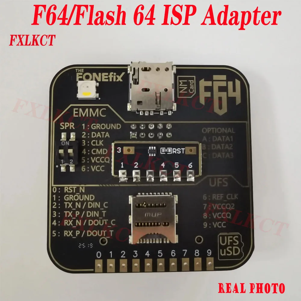 أحدث إصدار المقاوم المعدل أحدث محول F64 Flash 64 UFS eMMC ISP، لصندوق أدوات Flash 64 Lite Ultra #2
