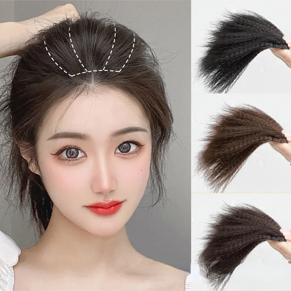 

1PC Natural Invisible Fluffy Hair Pad for Women Synthetic Seamless Hair Extension Top Cover Lining Fluffy Hair Pads