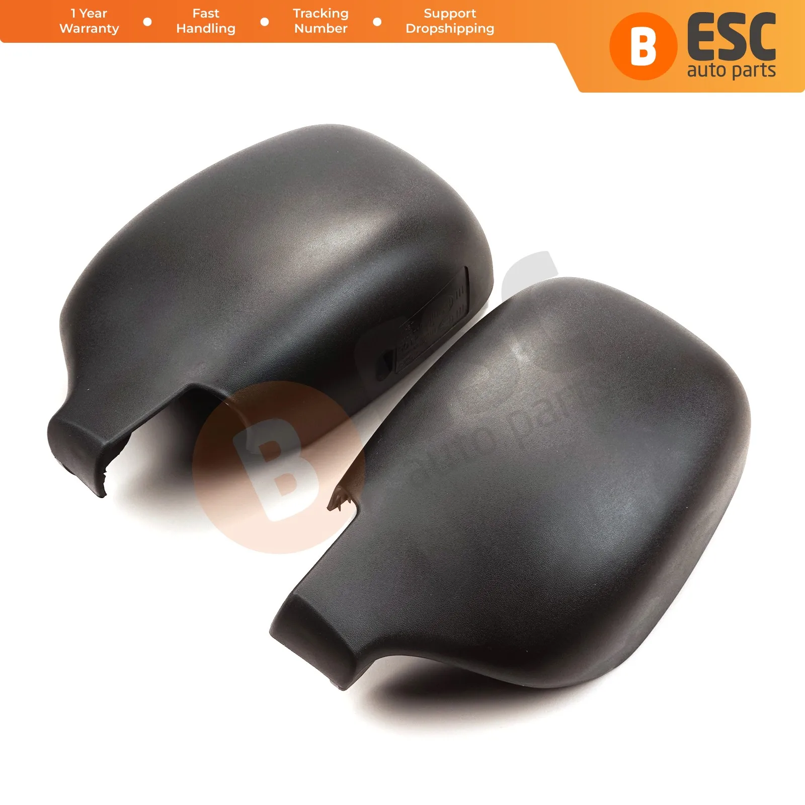 ESP1110 Side Wing Mirror Scull Cover Left Right 8200245171 8200245172 for Renault Kangoo Nissan Kubistar 1997-2008 Peugeot 405