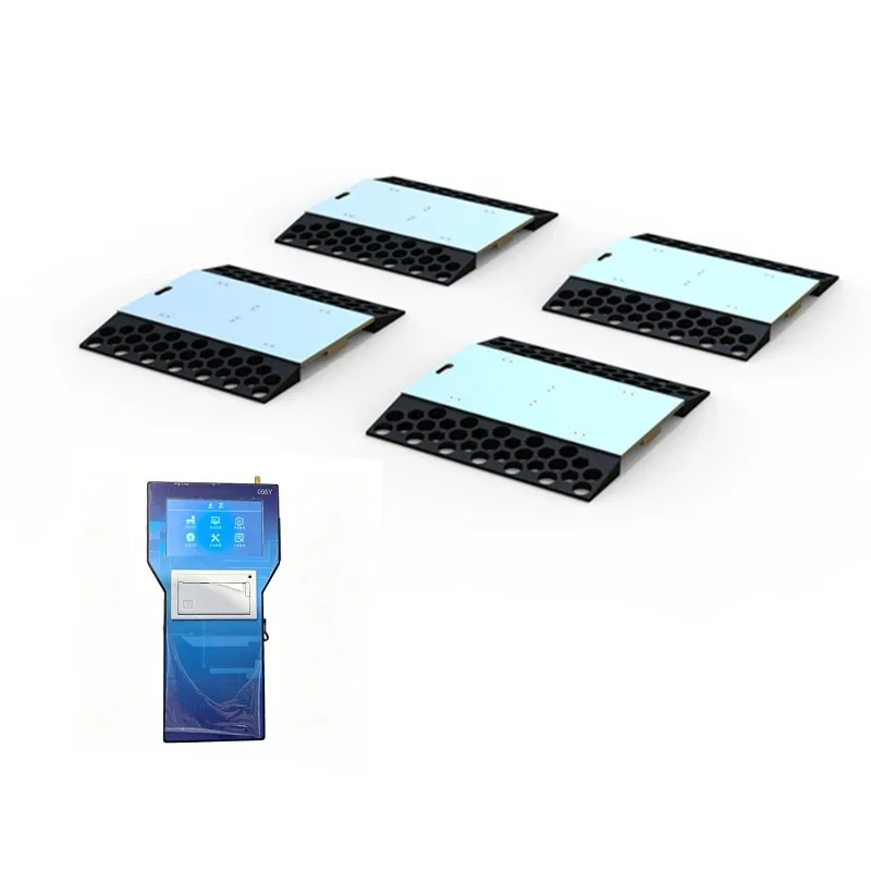 Portable split mobile weighbridge truck weighing instrument, car installation-free simple weighbridge