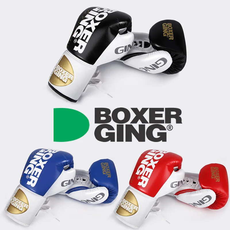 8-14oz Top Quality PU Leather Wear-Resistant And Breathable Boxing Gloves For Sanda Training, Thickened Protective Combat Gloves
